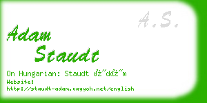 adam staudt business card